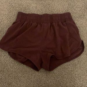Maroon Athletic Shorts